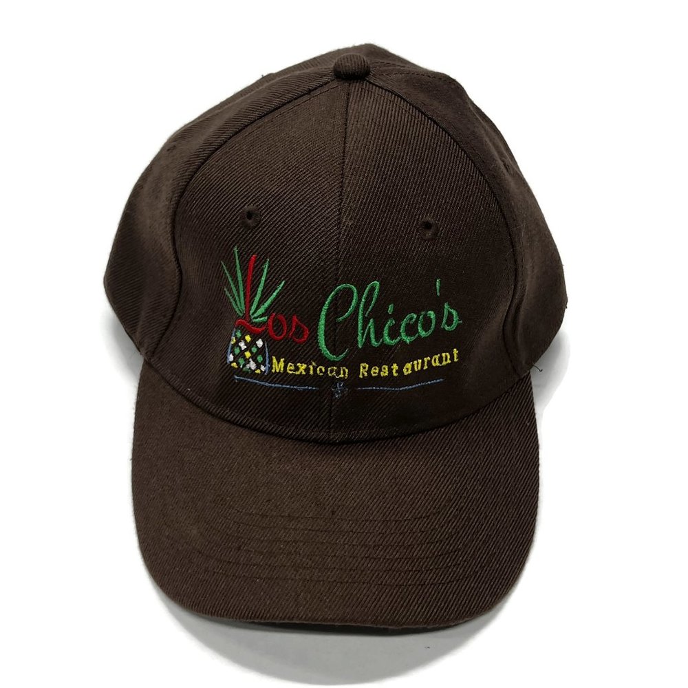 Chico's Mexican Restaurant Hat Wool Blend Adjustable Cap Brown